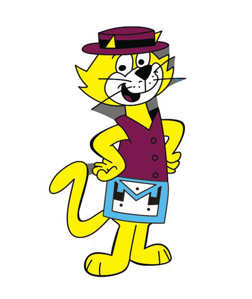 Masonic Top Cat Badge