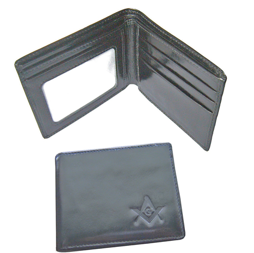 Masonic Quality Real Soft Leather Wallet with G