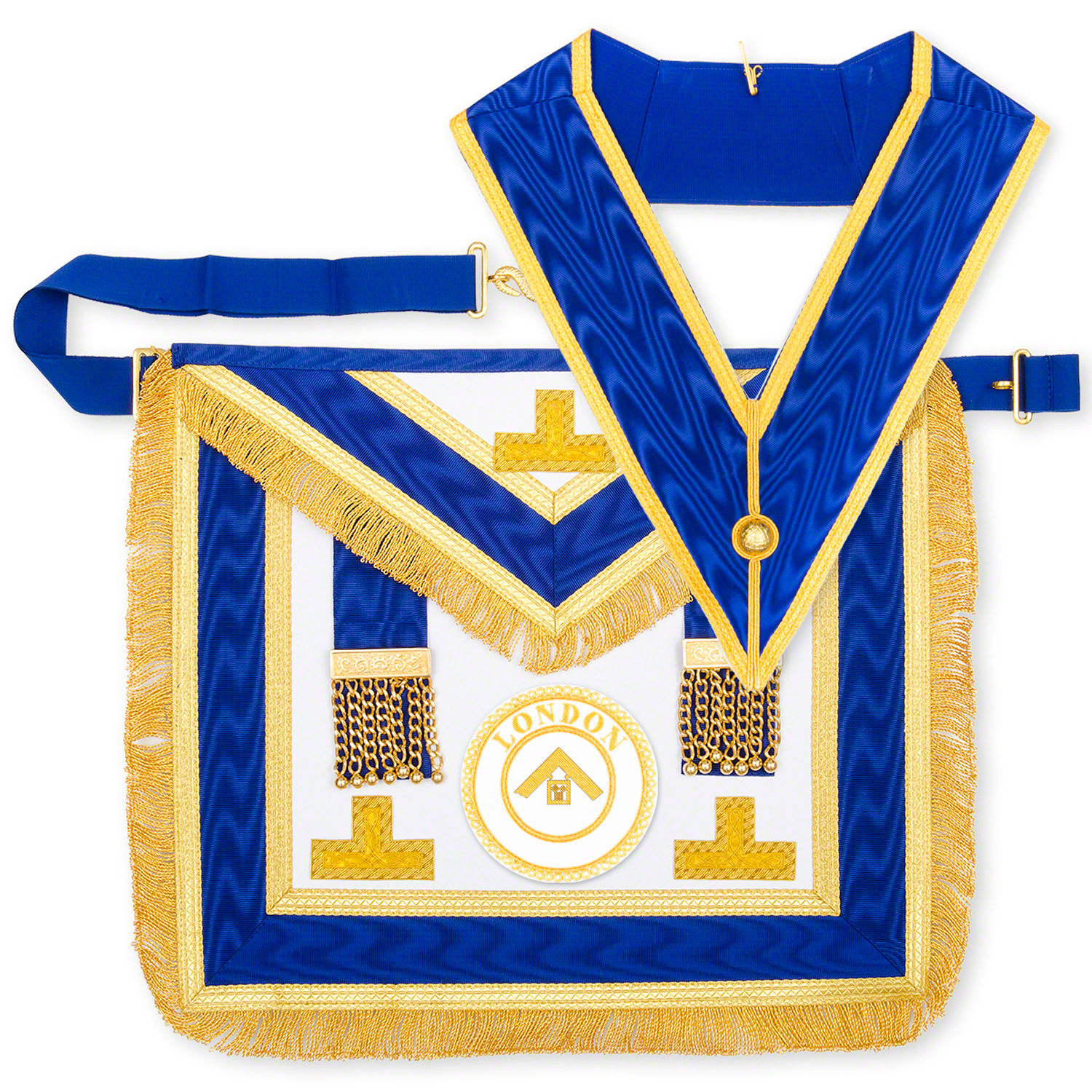 Lambskin Provincial London Grand Rank Full Dress Apron & Collar