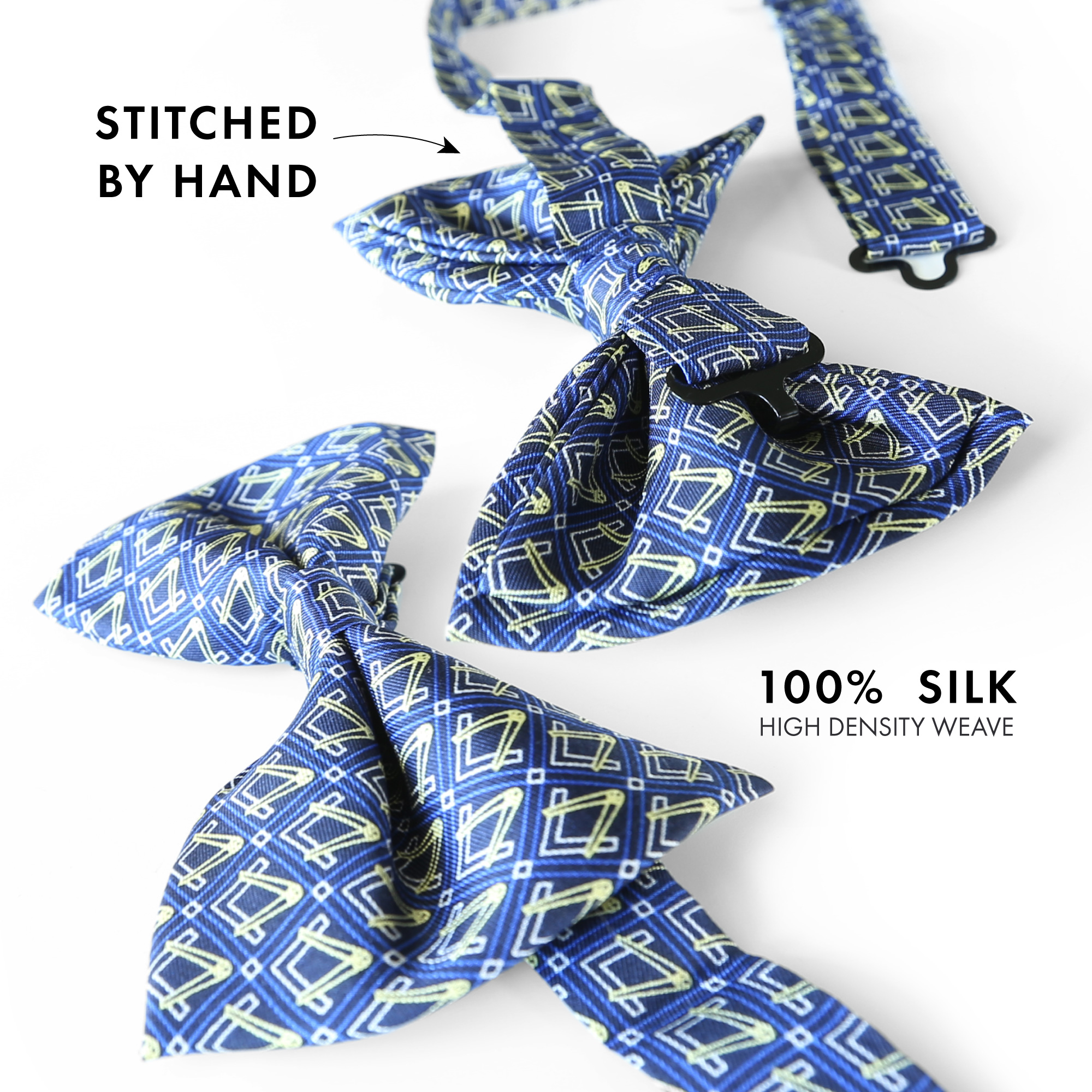 Masonic Craft 100% Silk Bow Tie