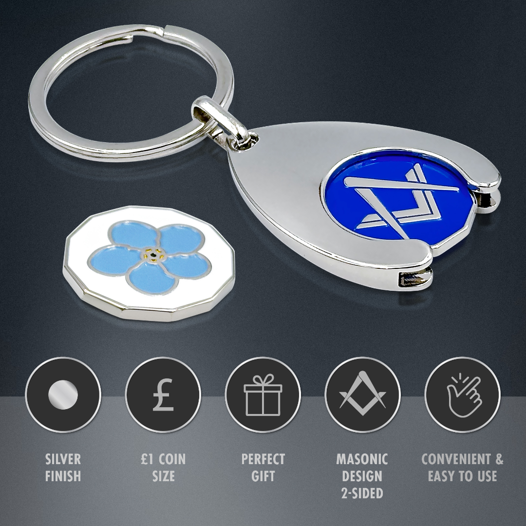 Masonic Trolley Keychain & Coin