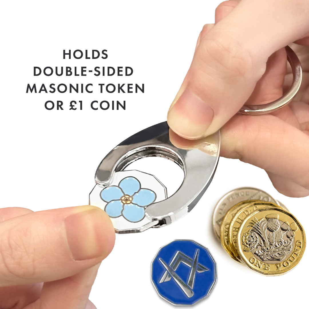 Masonic Trolley Keychain & Coin