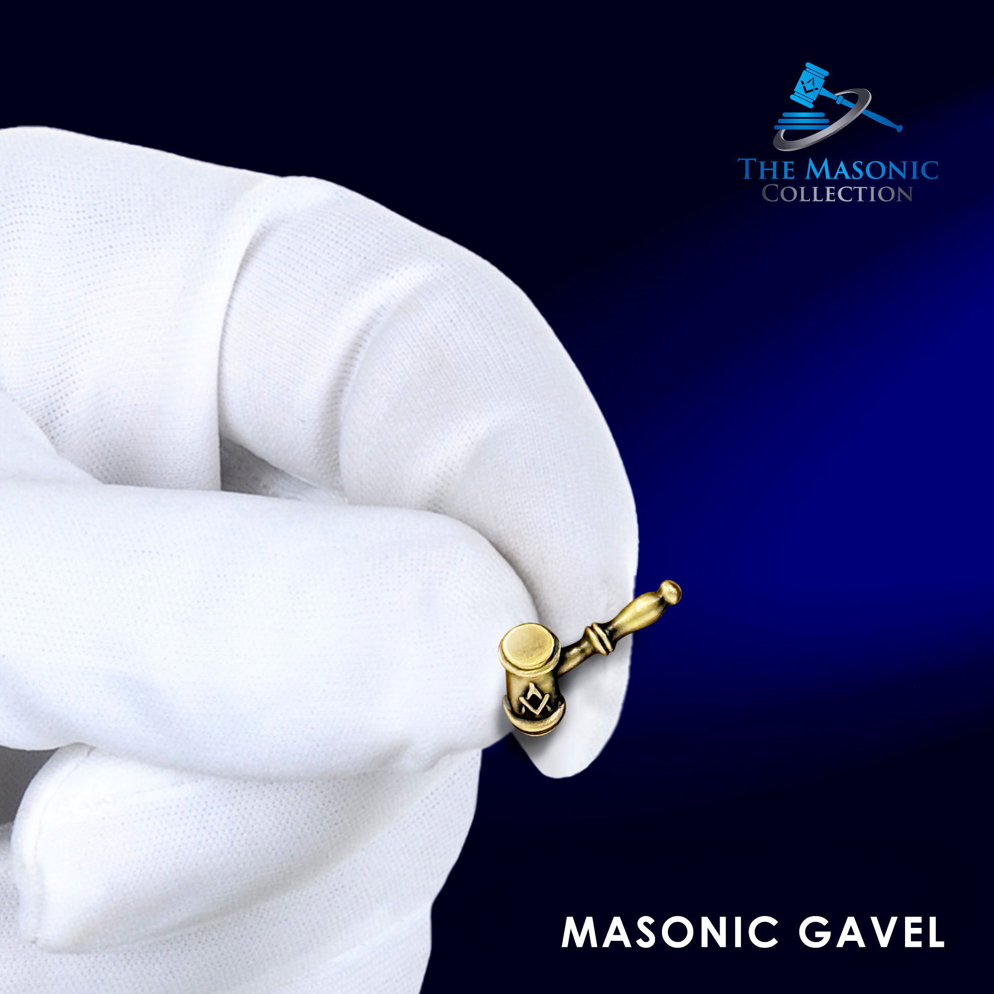 Masonic Gavel Badge