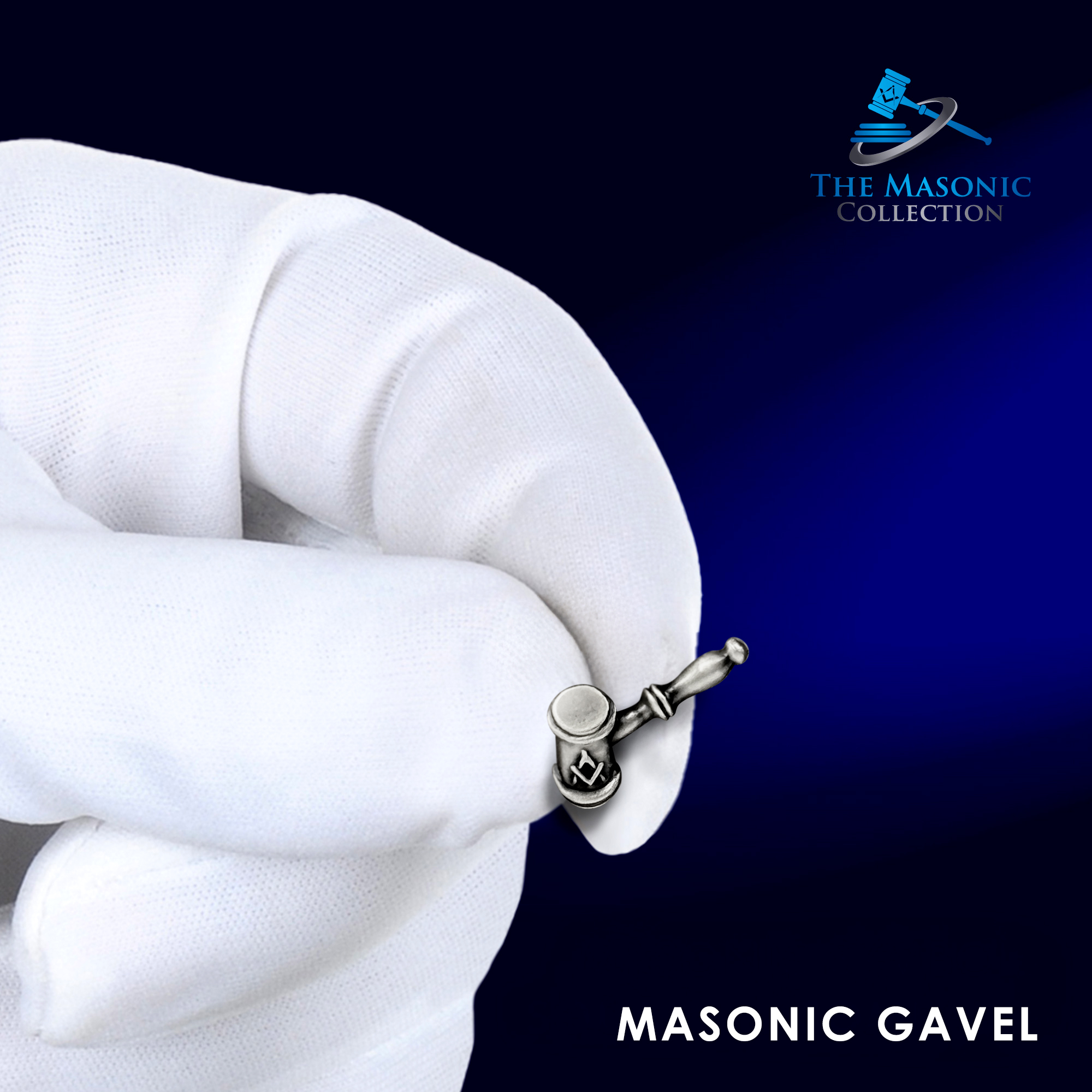 Masonic Gavel Badge