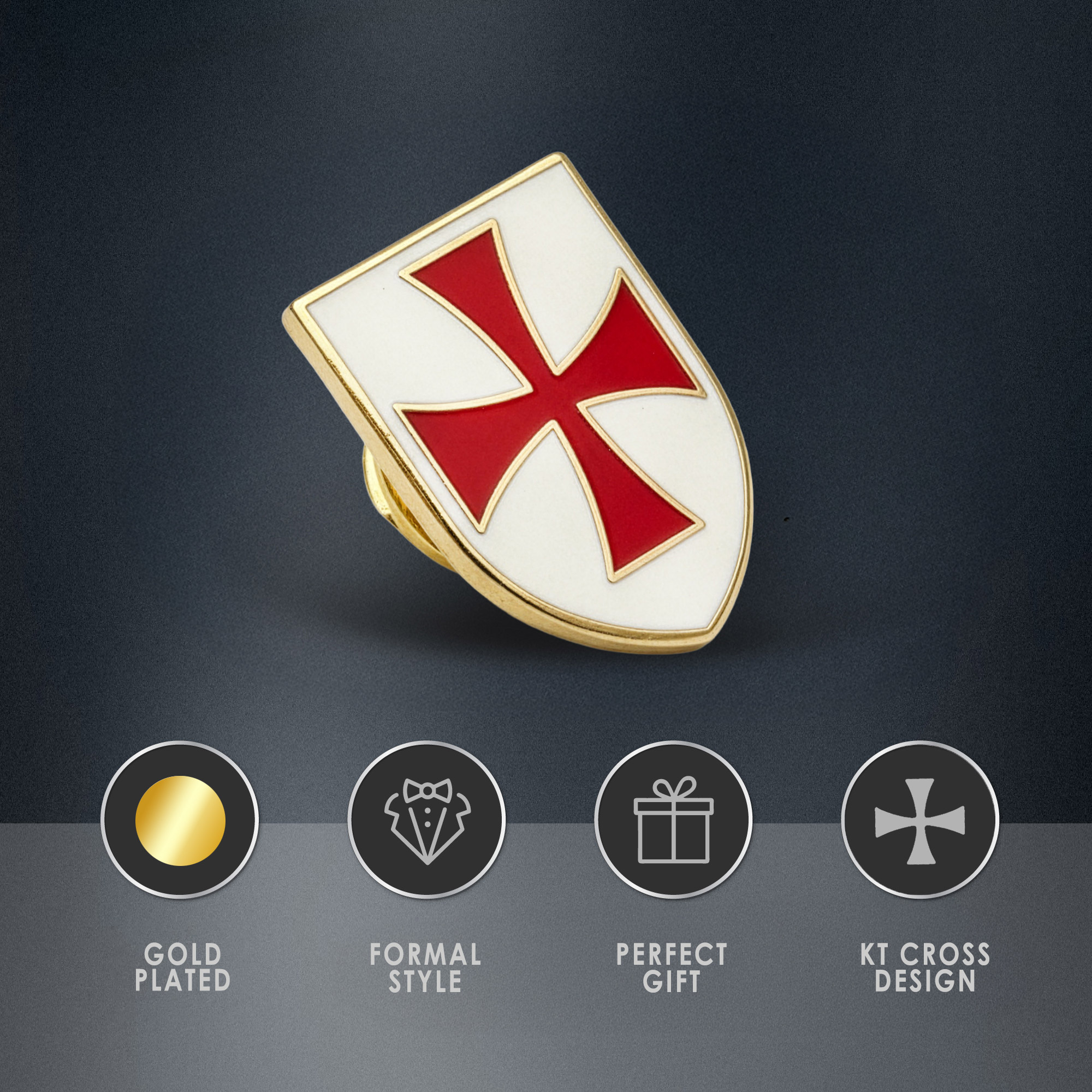 Masonic Knights Templar Badge