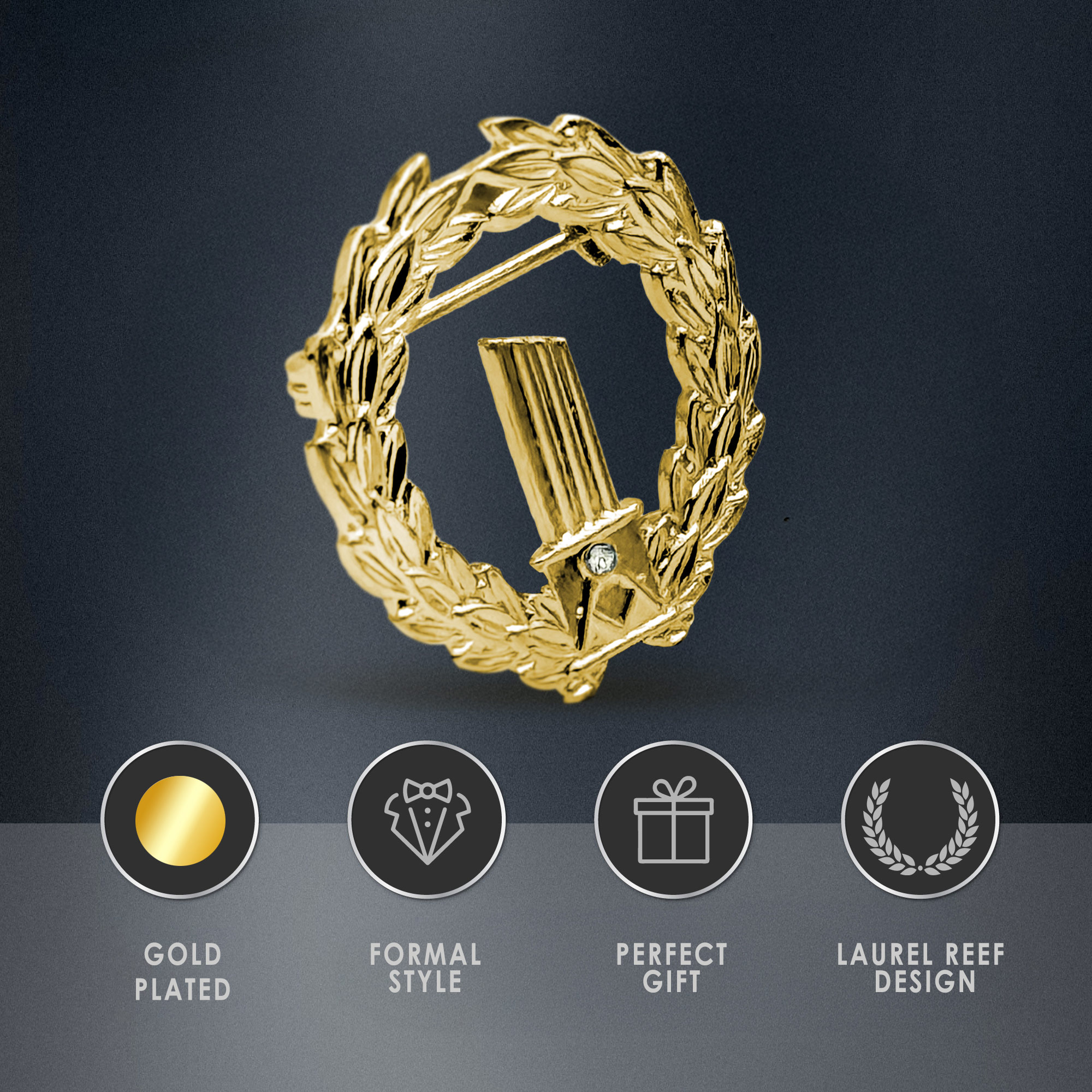 Masonic Broken Column Badge