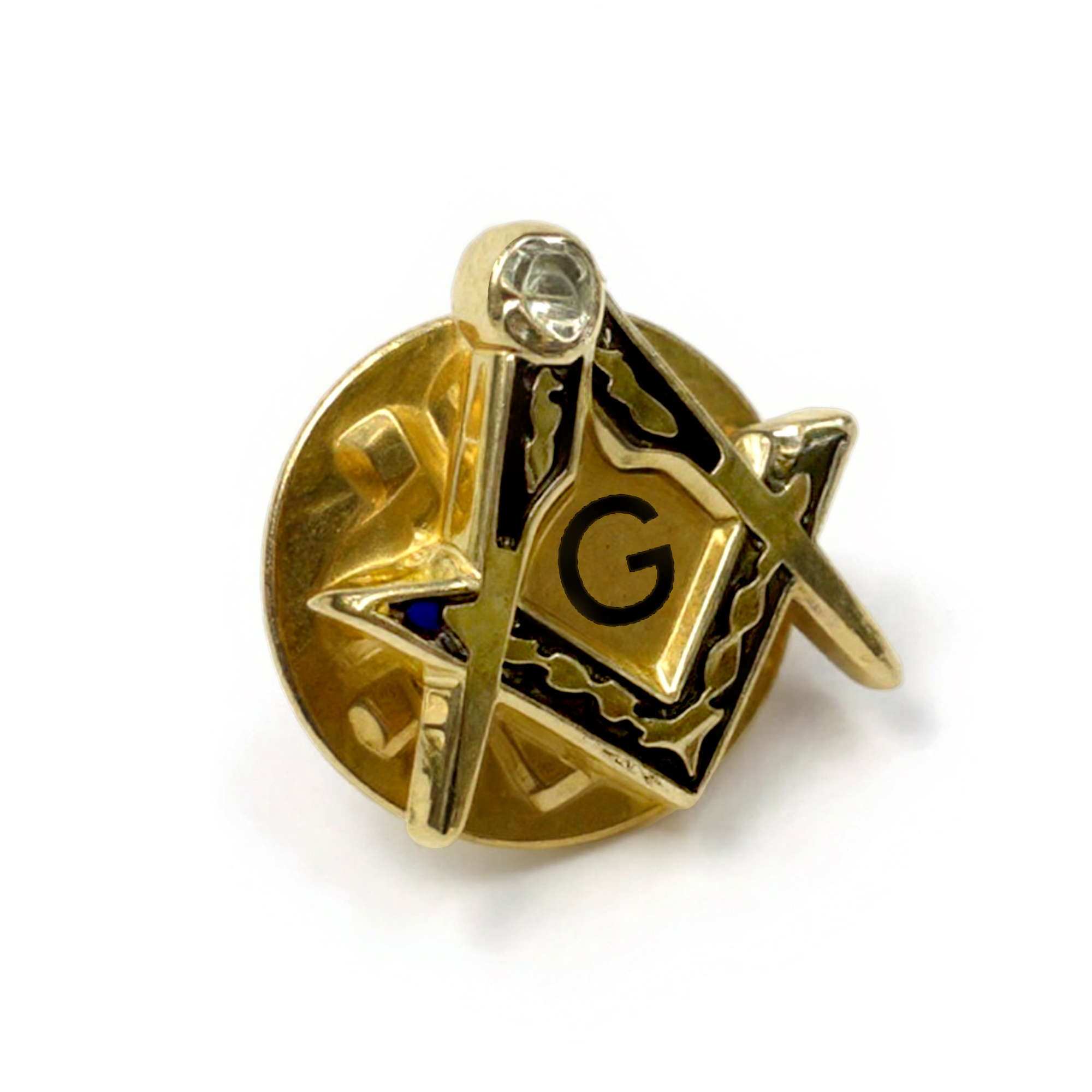 Masonic Sq & Compass Badge with G