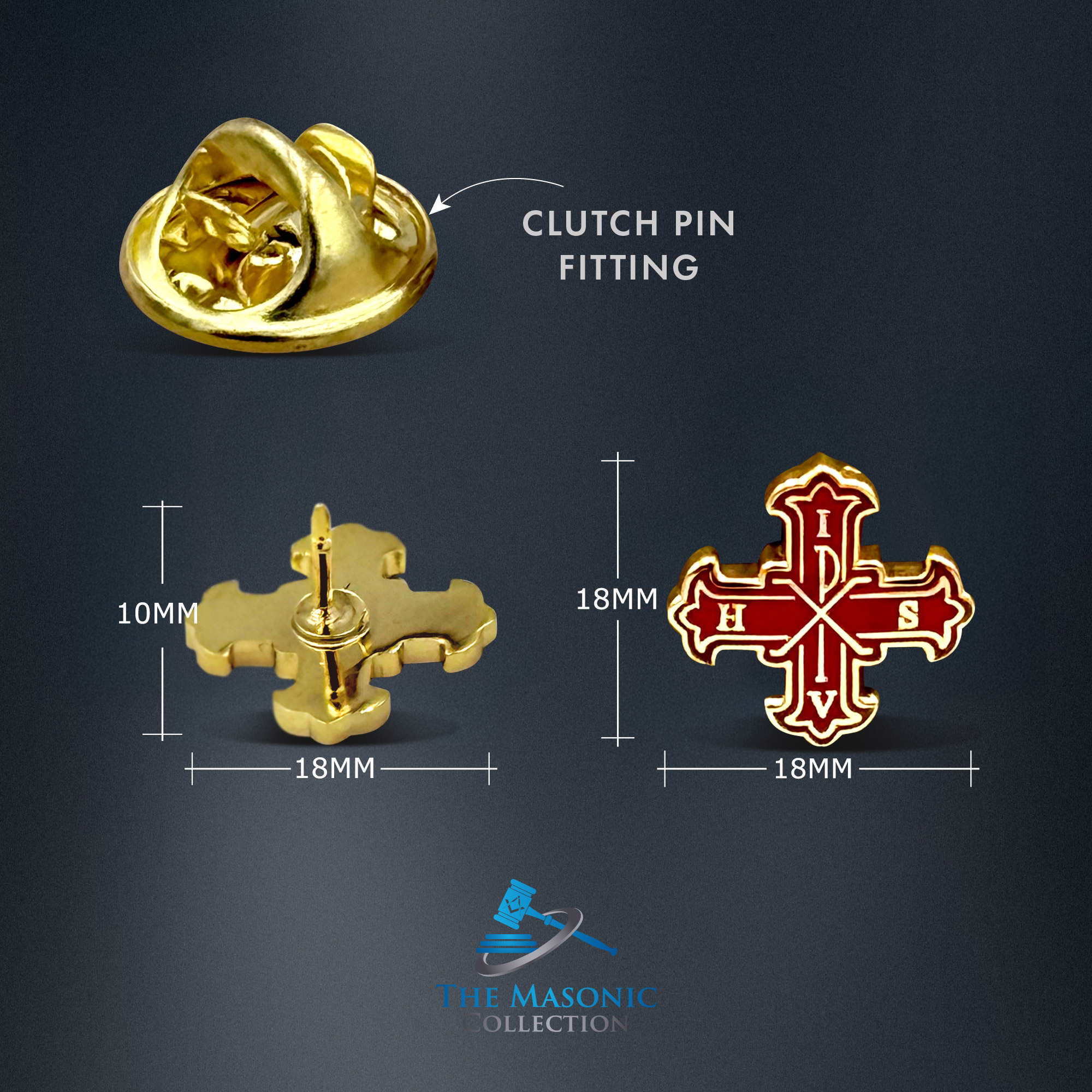 Masonic Red Cross of Constantine Badge