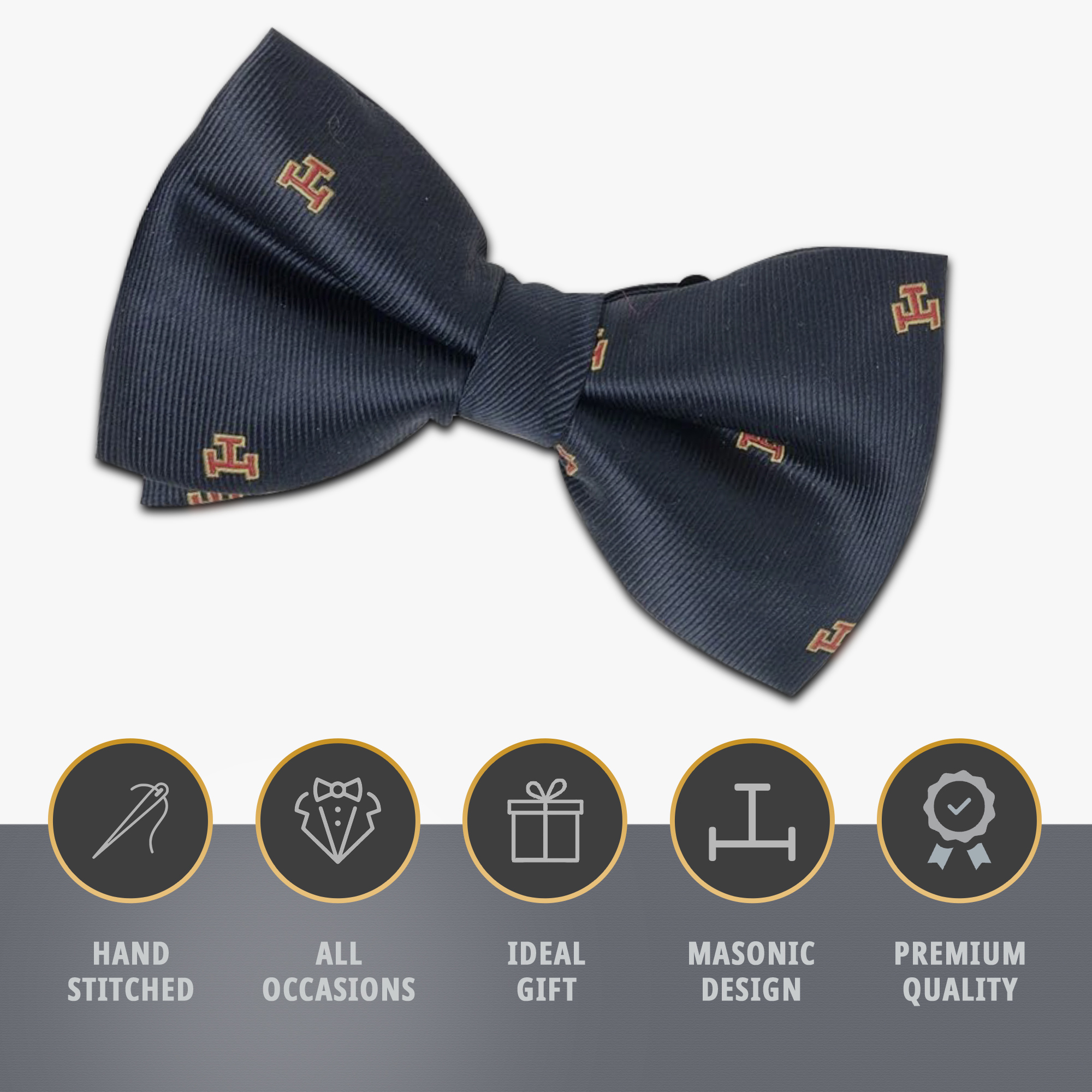 Masonic Royal Chapter 100% Silk Woven Bowtie