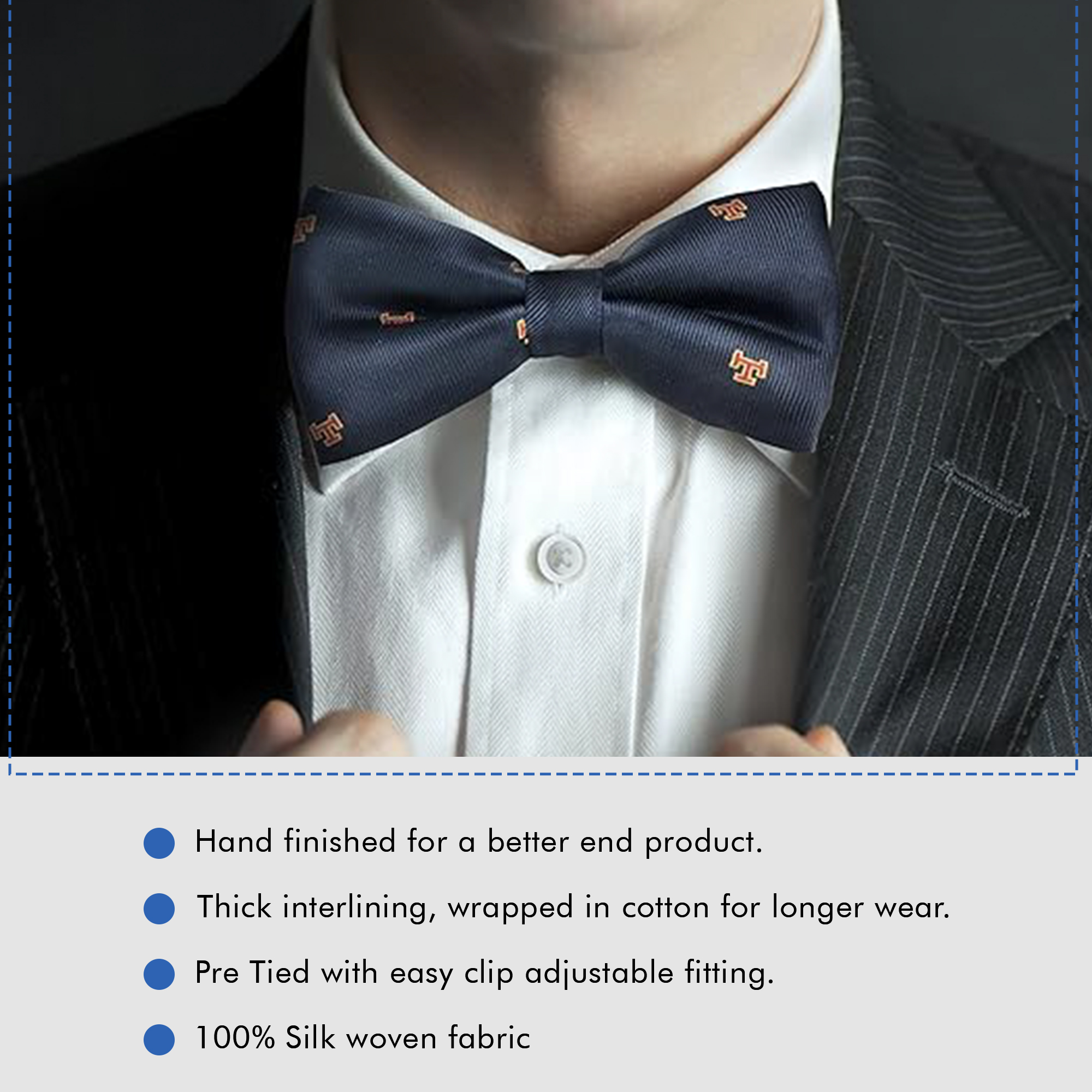 Masonic Royal Chapter 100% Silk Woven Bowtie