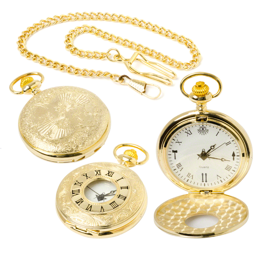 Masonic Half Hunter Pocket Watch