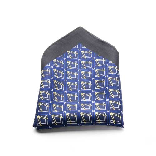 Masonic 100% Silk Printed Craft Handkerchief