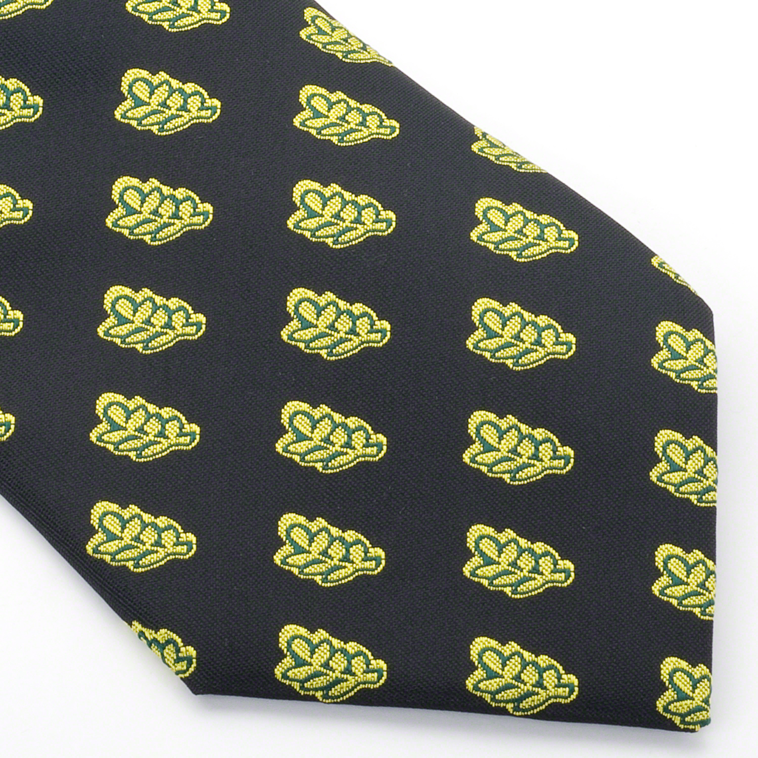 Acacia Leaf Tie & Matching Cufflinks