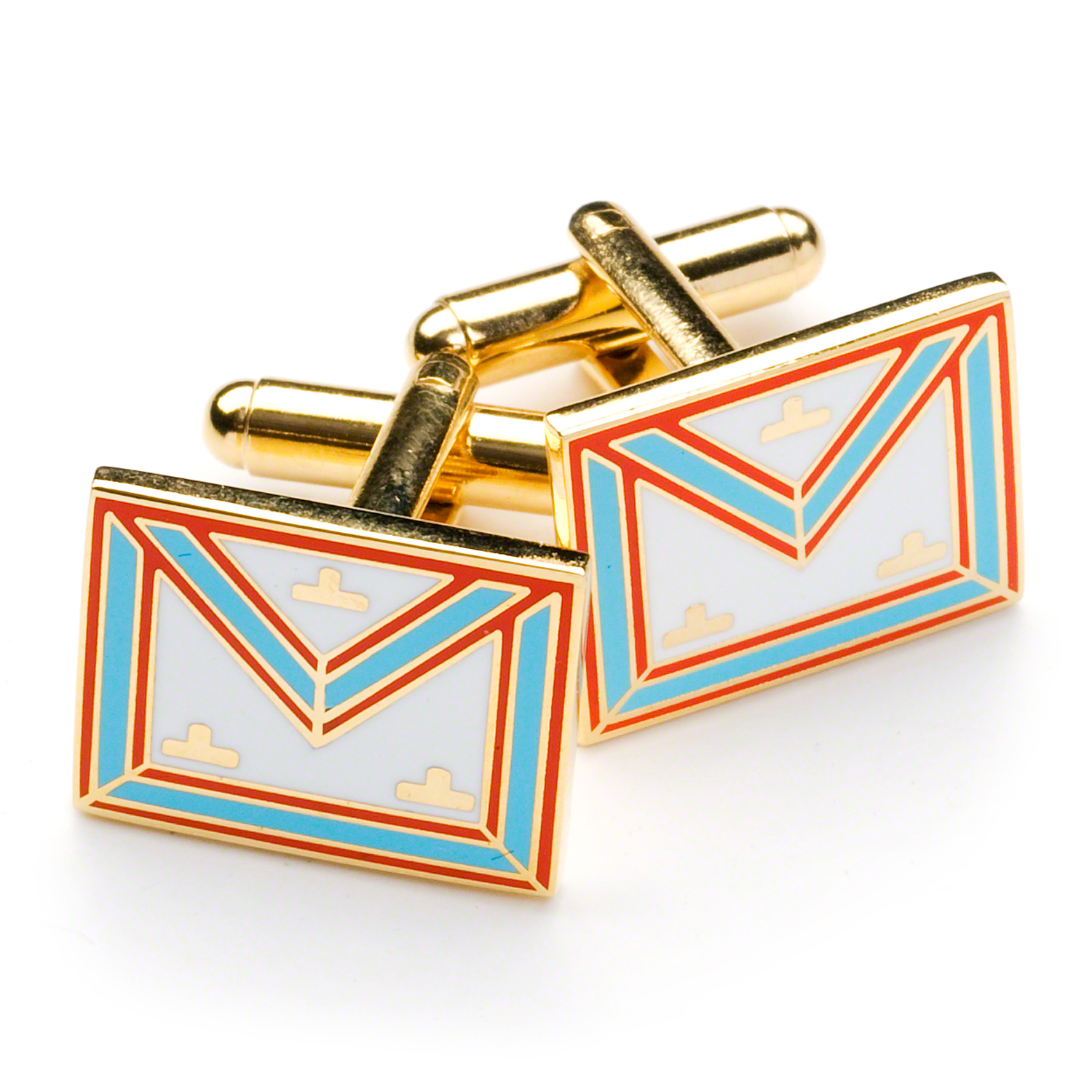 Mark Degree - Worshipful Master Apron Cufflinks