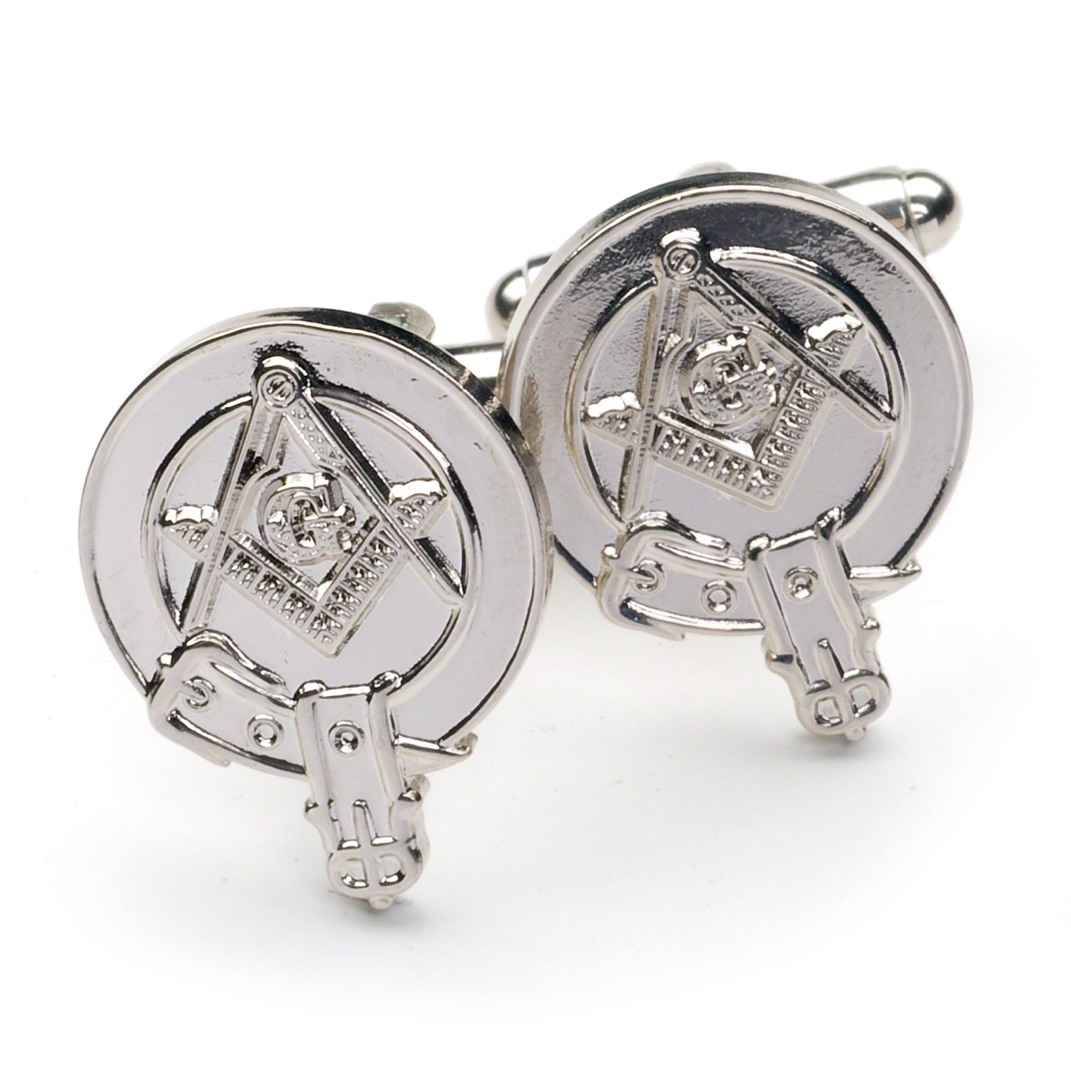 Scottish Clan Crested Masonic Cufflinks