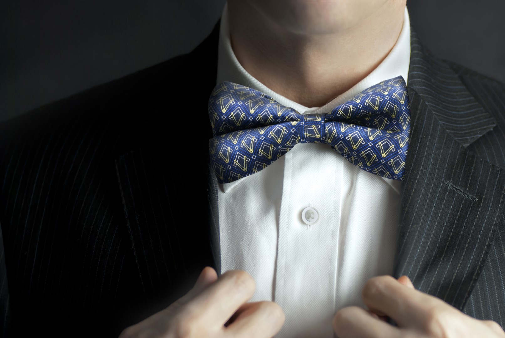 Masonic Craft 100% Silk Tie, Bowtie & Handkerchief